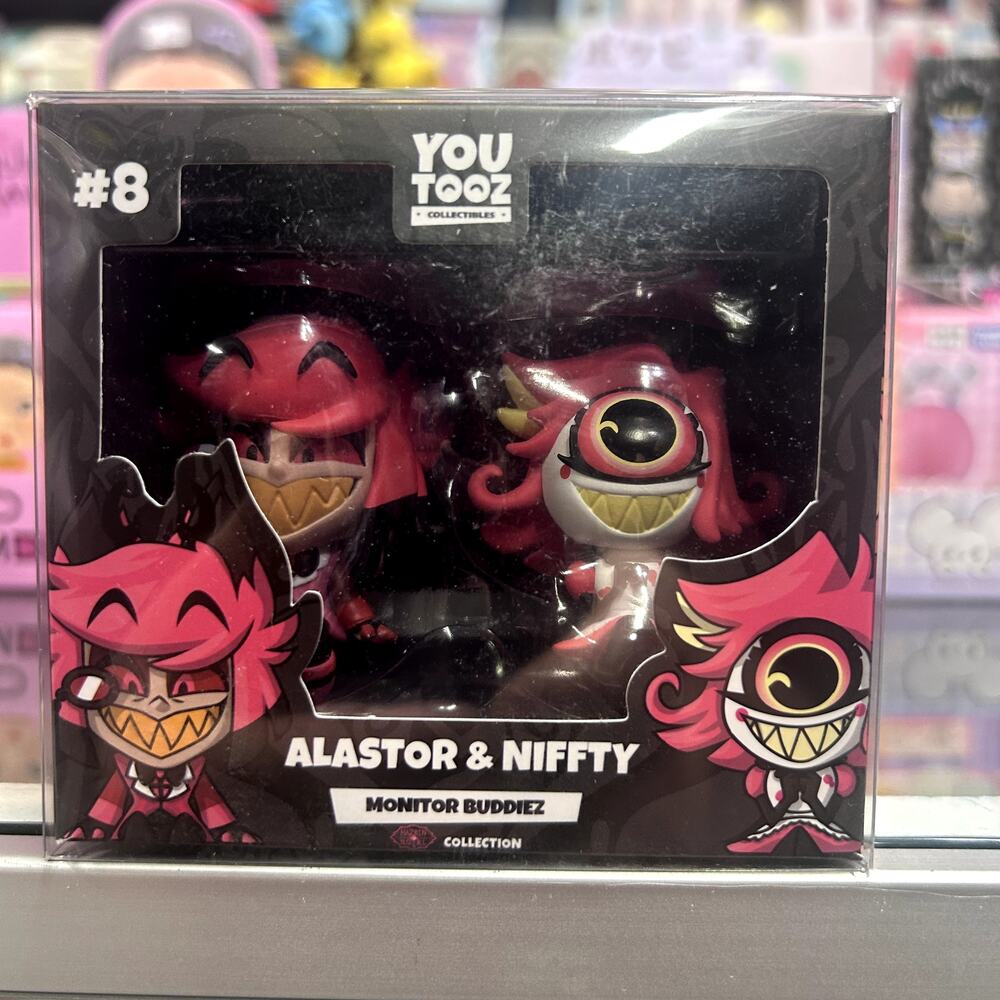 Youtooz Hazbin Hotel Alastor & Niffty Monitor Buddiez